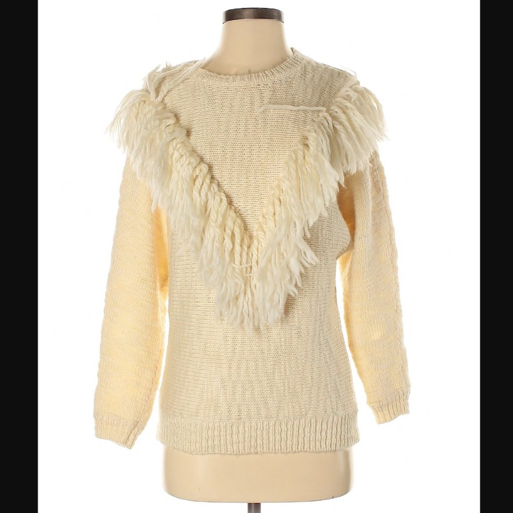 Trina Turk Lilee Fringe Sweater XS